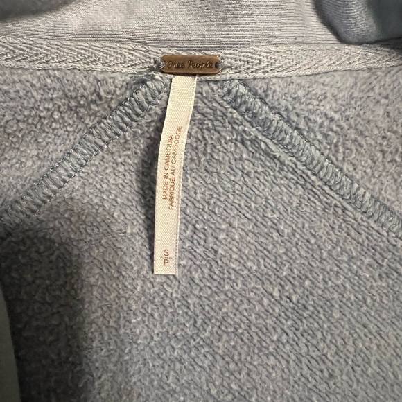 Free People Jordan Oversized Blue Jacket - Picture 5 of 12